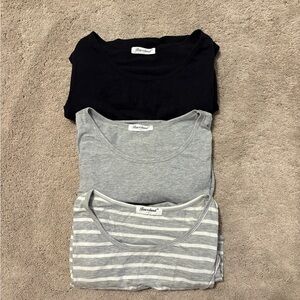 Bundle of 3 Bearsland Maternity Crewneck T-Shirts